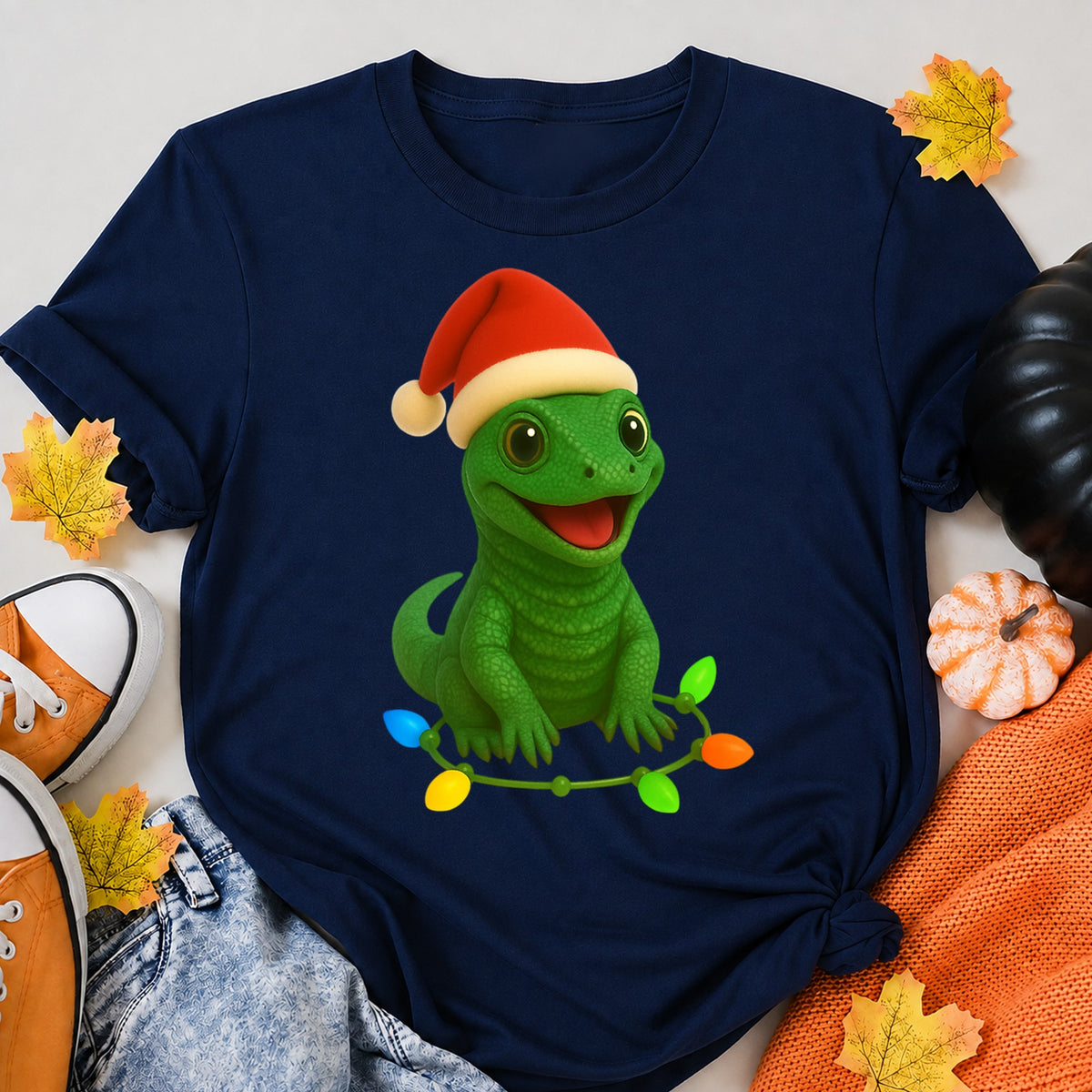 Christmas Emerald Tree Monitor T-Shirt - product view 8