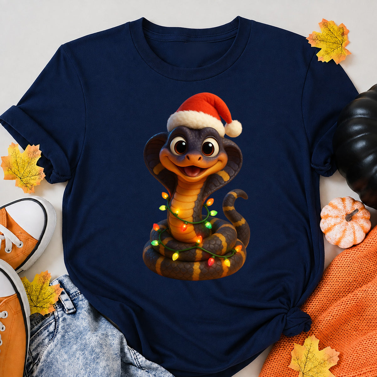 Christmas Equatorial Spitting Cobra T-Shirt - product view 8