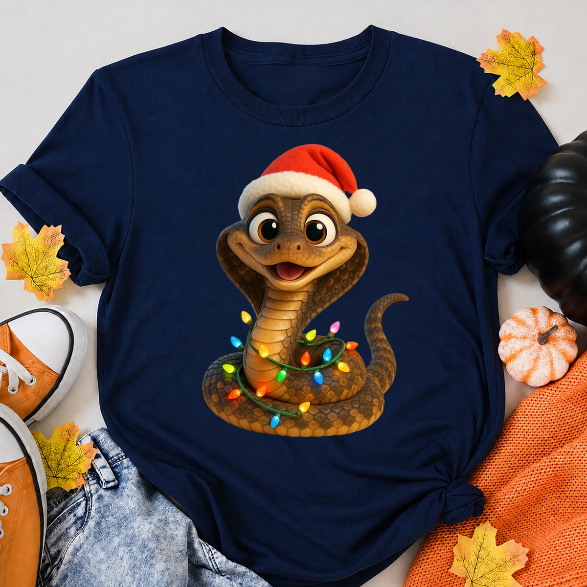 Christmas False Water Cobra T-Shirt - product view 8