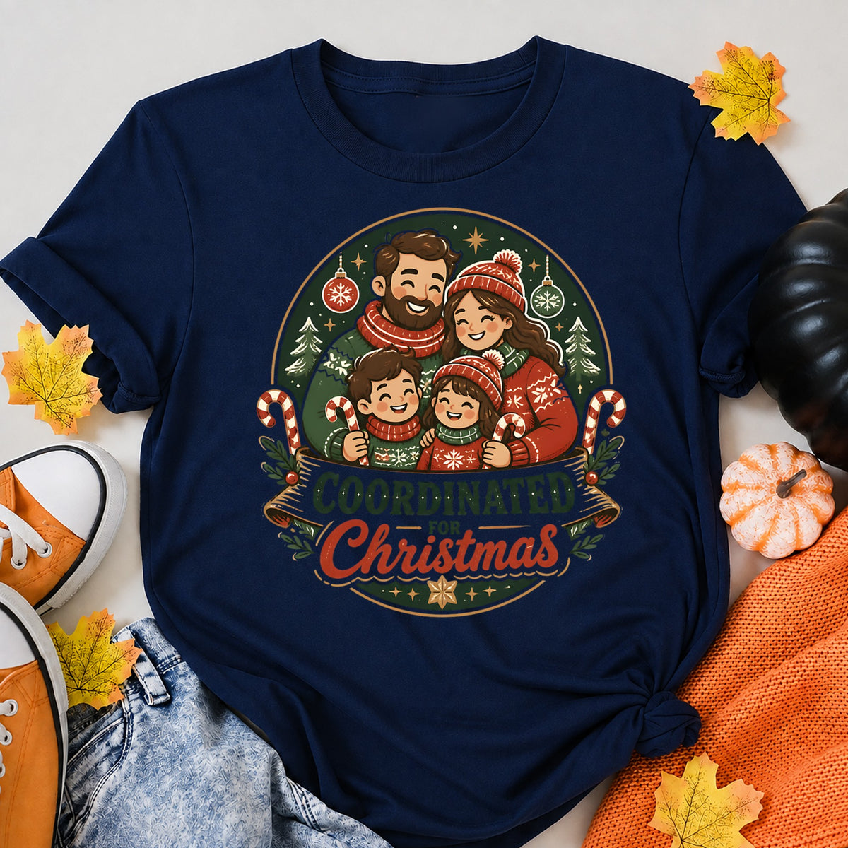 Coordinated For Christmas Family T-Shirt - product view 8