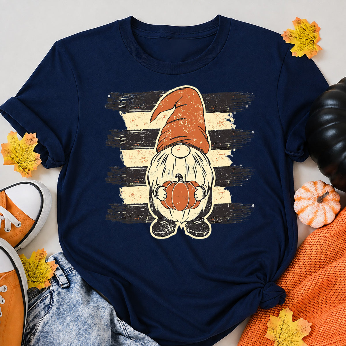 Halloween Gnome Christmas T-Shirt - product view 8