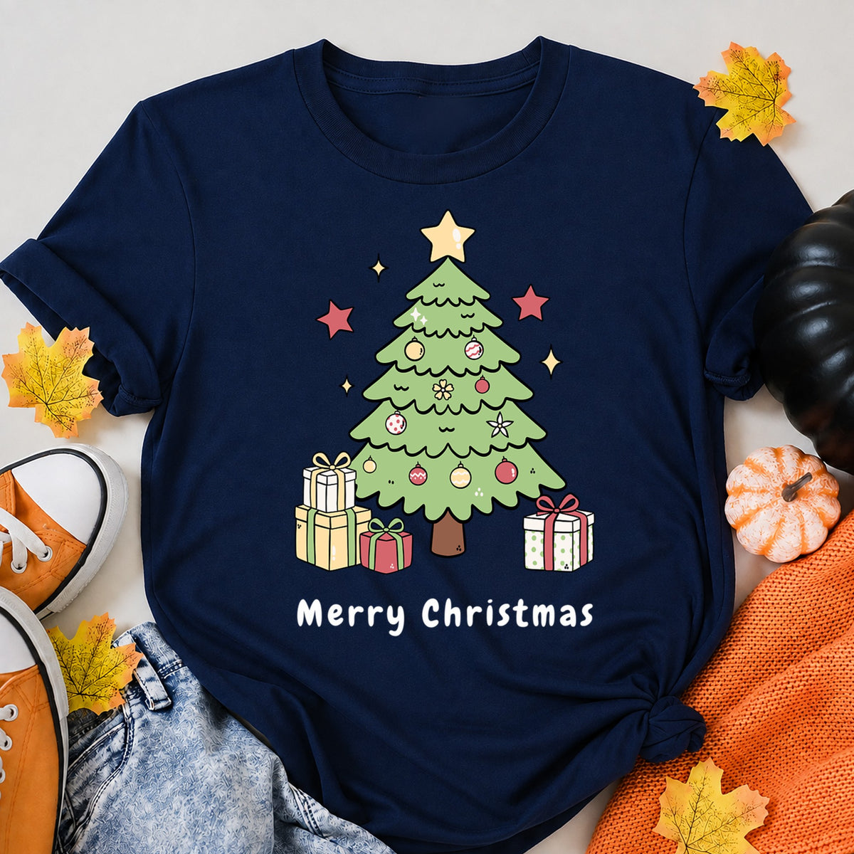 Merry Christmas Faith Looks Good T-Shirt - product view 8