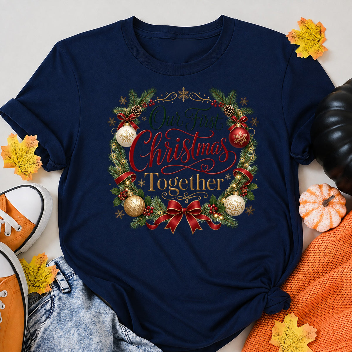 Our First Christmas Together T-Shirt - product view 8