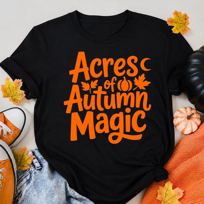 Acres Of Autumn Magic Halloween Shirt in Black – alternate view
