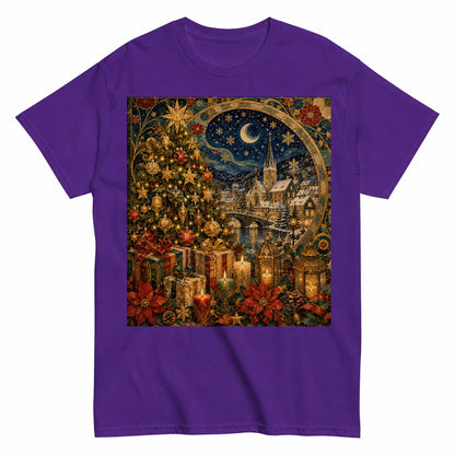 Alpine Christmas Glow A Golden Winter Village T-Shirt - product view 2