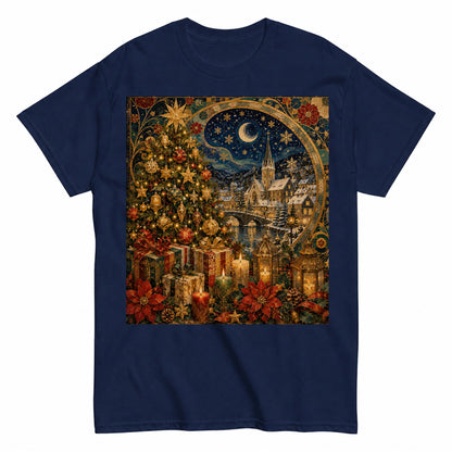Alpine Christmas Glow A Golden Winter Village T-Shirt - product view 4