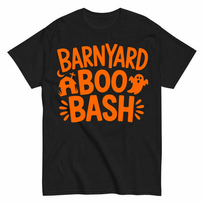 Barnyard Boo Bash Halloween Shirt in Black – product view