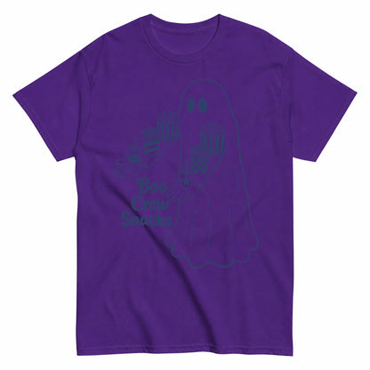 Boo Crew Snacks Halloween Shirt in Blue – product view
