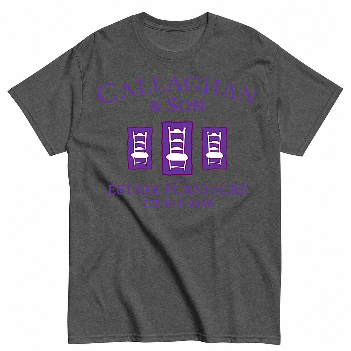 Callaghan And Son Purple Christmas T-Shirt - product view 3