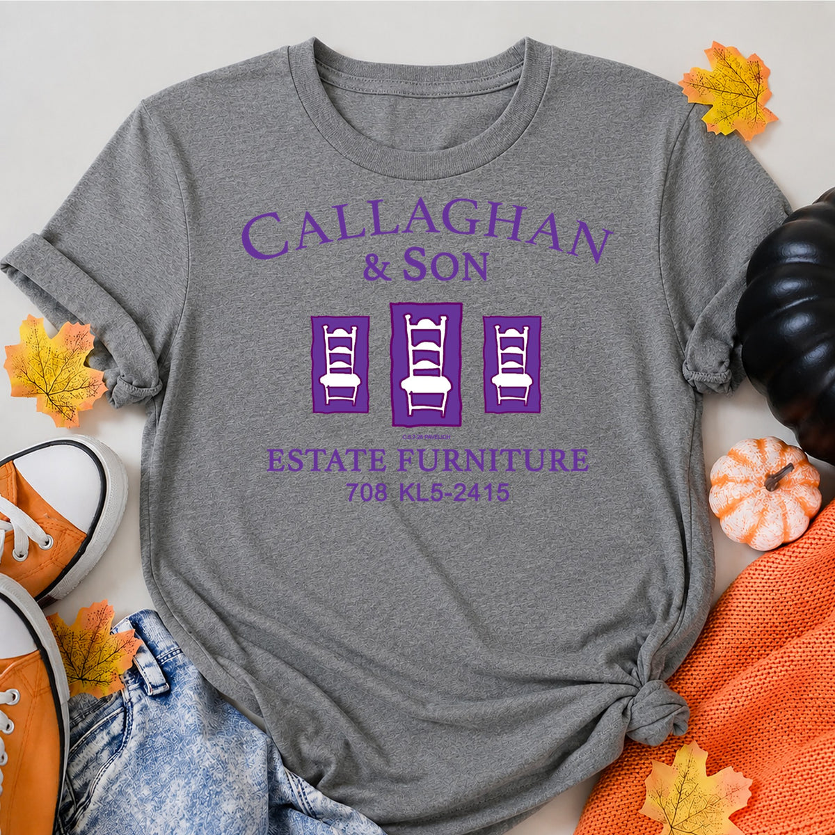 Callaghan And Son Purple Christmas T-Shirt - product view 7