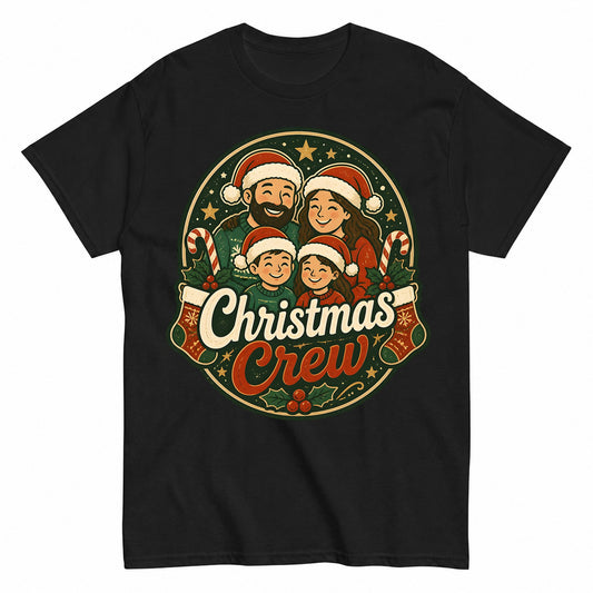 Christmas Crew Christmas Family T-Shirt - product view 1