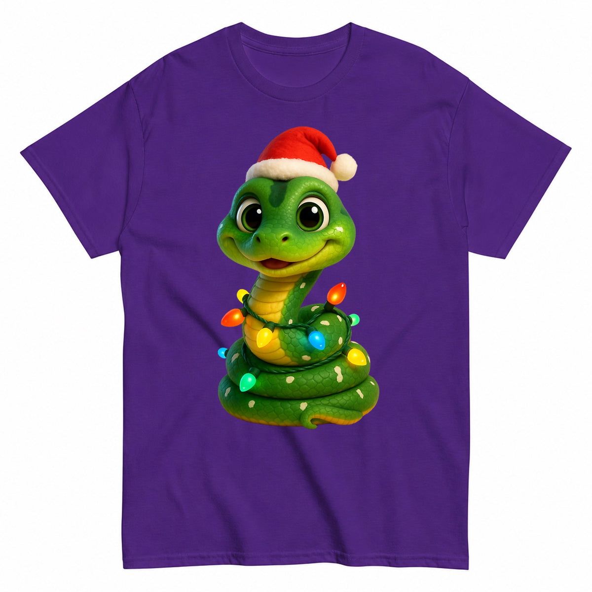 Christmas Emerald Tree Boa T-Shirt - product view 2