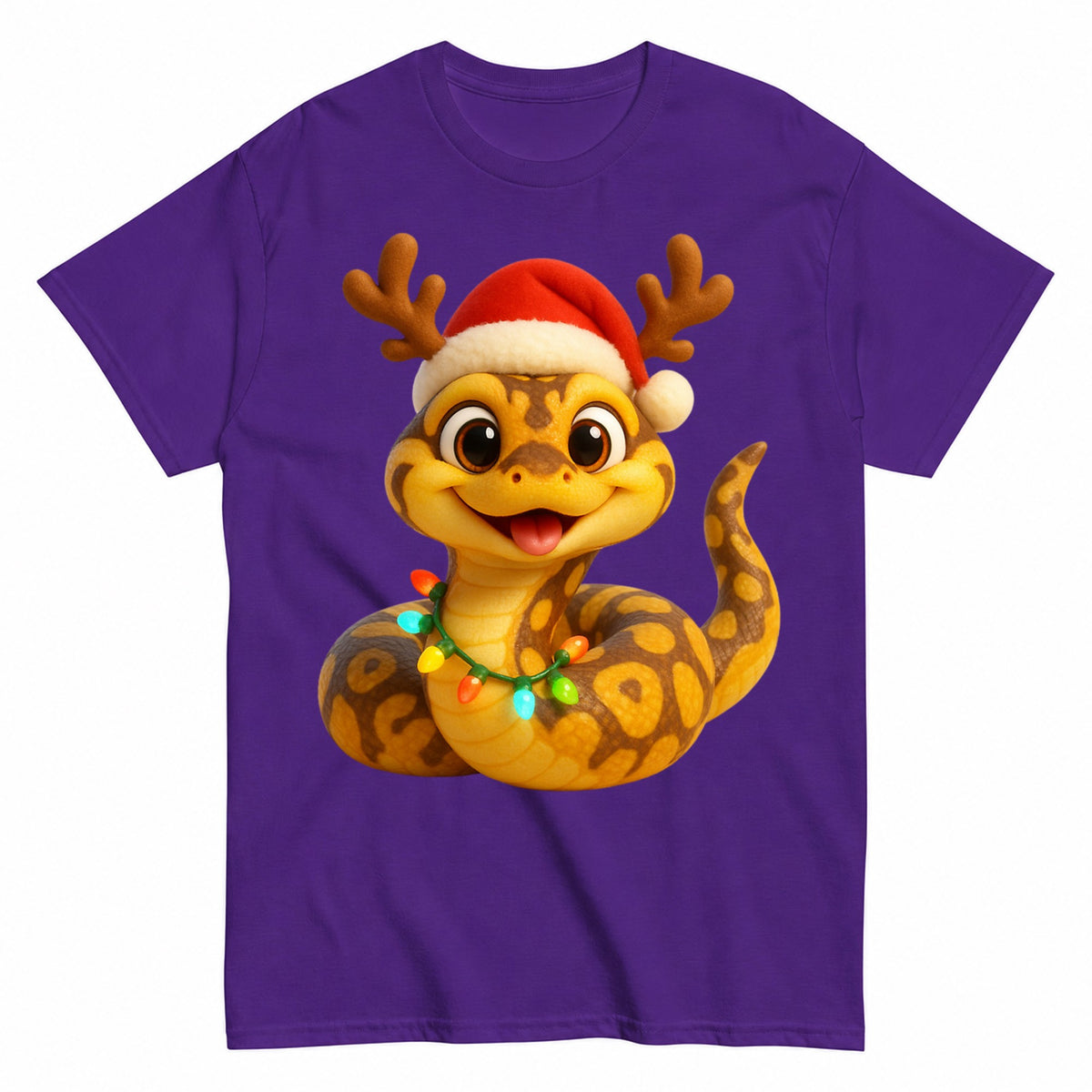 Christmas Enchi Ball Python T-Shirt - product view 2