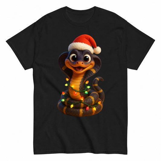 Christmas Equatorial Spitting Cobra T-Shirt - product view 1