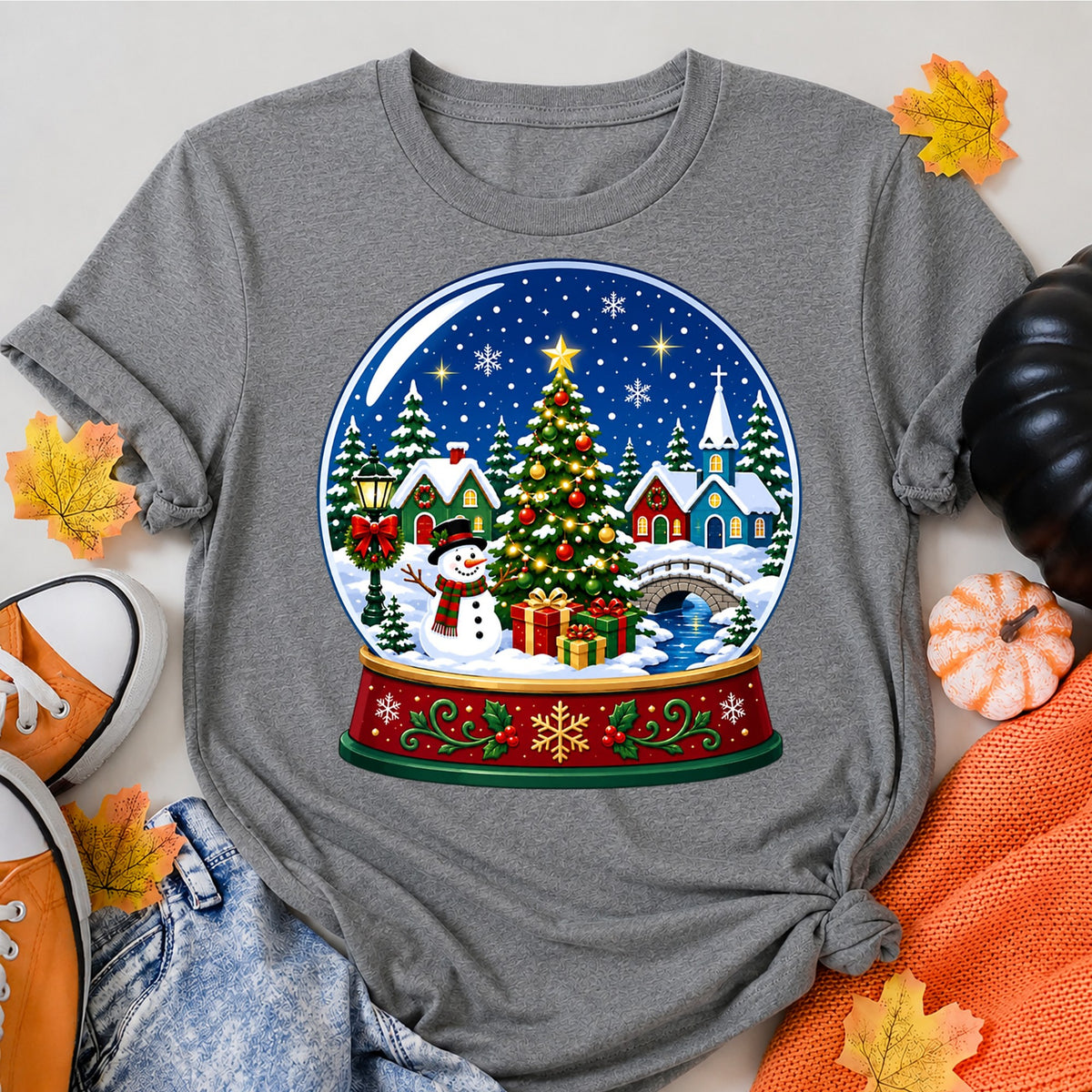 Christmas - Snow Globe T-Shirt - product view 7