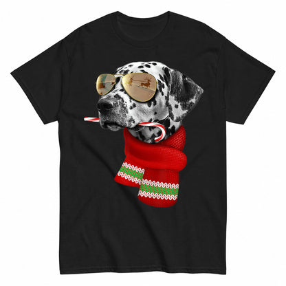 Dalmatian Christmas Dog Lover Holiday T-Shirt - product view 1