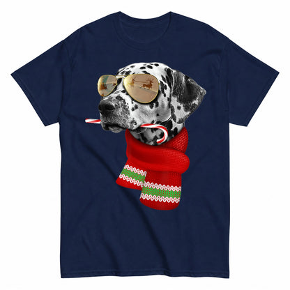 Dalmatian Christmas Dog Lover Holiday T-Shirt - product view 4