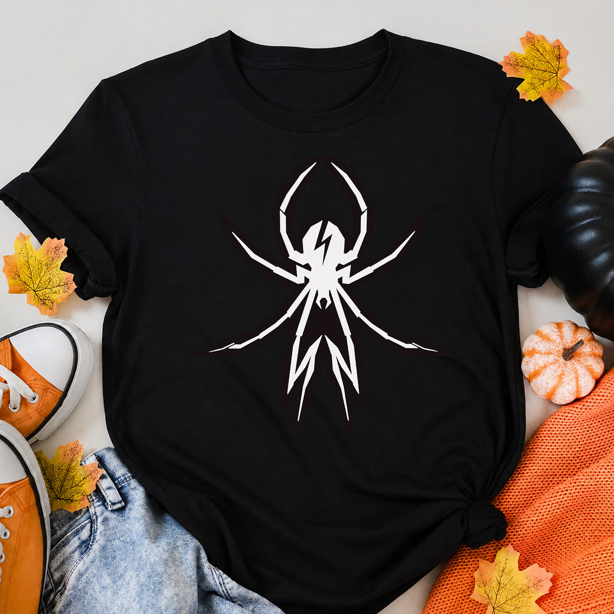 Danger Days Stylized Halloween Shirt in Black – alternate view