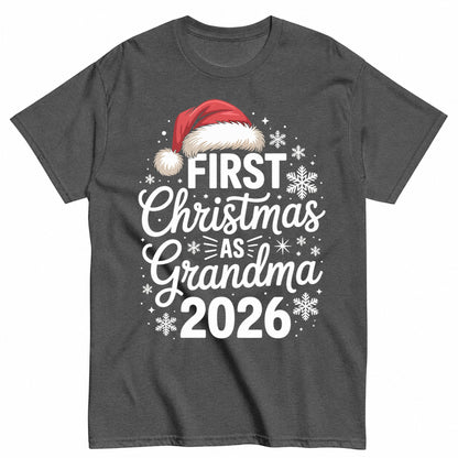 First Christmas As Grandma 2026 T-Shirt - product view 3