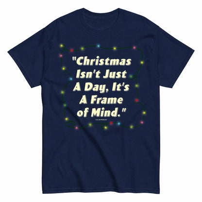 Frame Of Mind Lights Christmas T-Shirt - product view 4