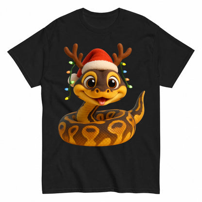 Freeway Ball Python Christmas Lights T-Shirt - product view 1