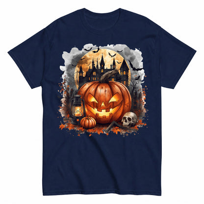 Halloween Town Halloween Shirt in Navy – product view