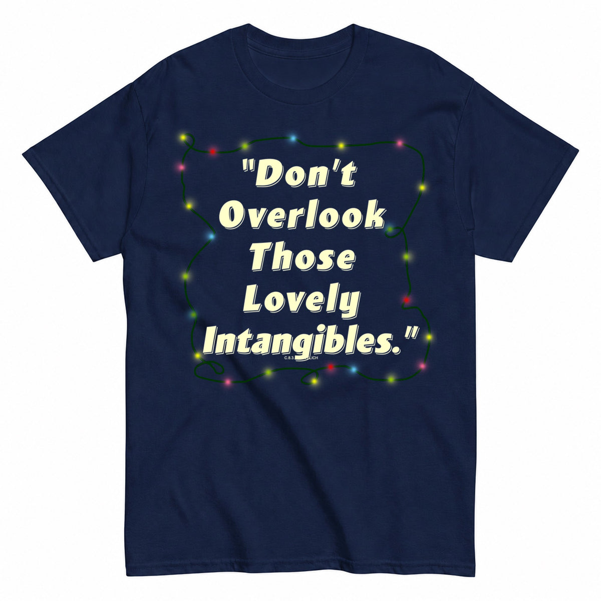 Intangibles Lights Christmas T-Shirt - product view 4