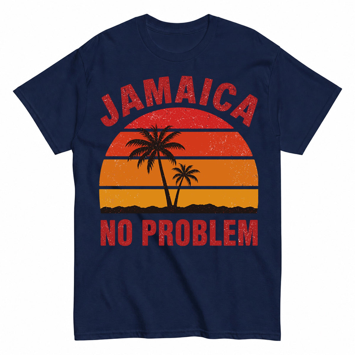 Jamaica No Problem Halloween Shirt in Navy – product view