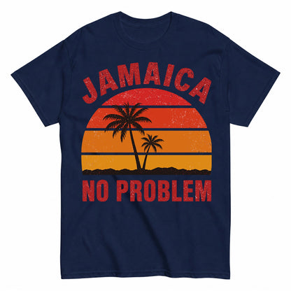 Jamaica No Problem Halloween Shirt in Navy – product view