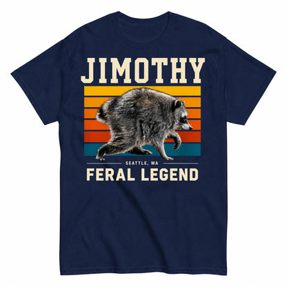 Jimothy Raccoon Seattle Feral Legend Meme T-Shirt