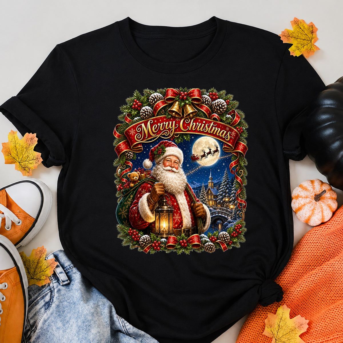 Magical Christmas Santa T-Shirt - product view 5