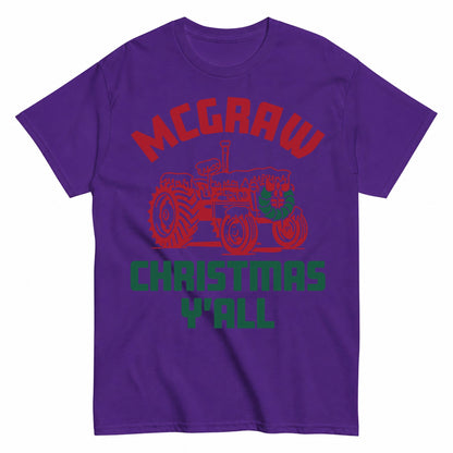 Mcgraw Christmas Y'All T-Shirt - product view 2