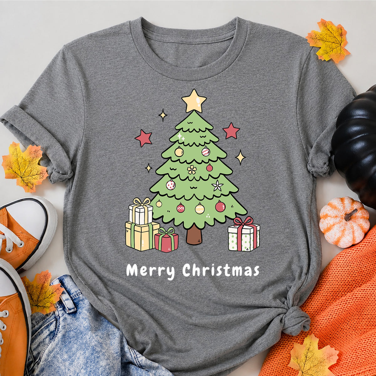 Merry Christmas Faith Looks Good T-Shirt - product view 7