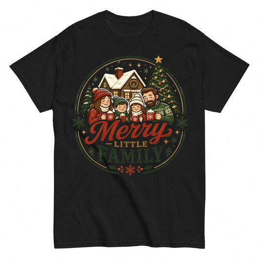 Merry Little Christmas Family Christmas Family T-Shirt - product view 1