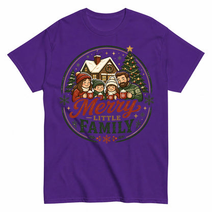 Merry Little Christmas Family Christmas Family T-Shirt - product view 2