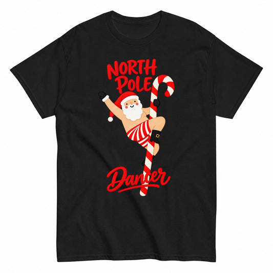 North Pole Dancer Christmas T-Shirt - product view 1
