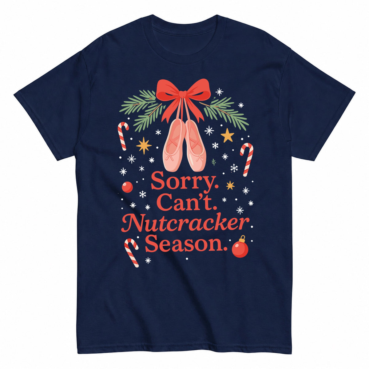 Nutcracker Ballet Season Christmas T-Shirt - product view 4