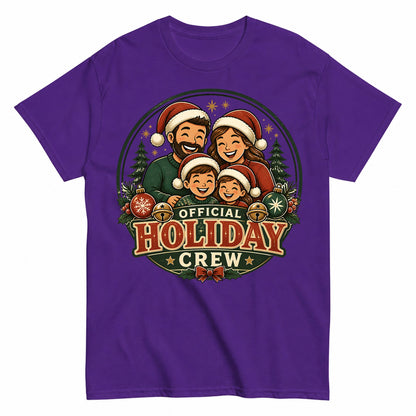 Official Holiday Crew Christmas Family T-Shirt - product view 2