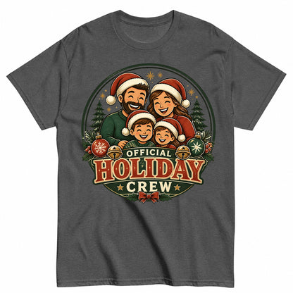 Official Holiday Crew Christmas Family T-Shirt - product view 3