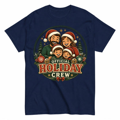Official Holiday Crew Christmas Family T-Shirt - product view 4