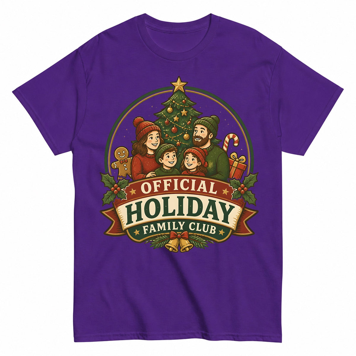 Official Holiday Family Club Christmas Family T-Shirt - product view 2