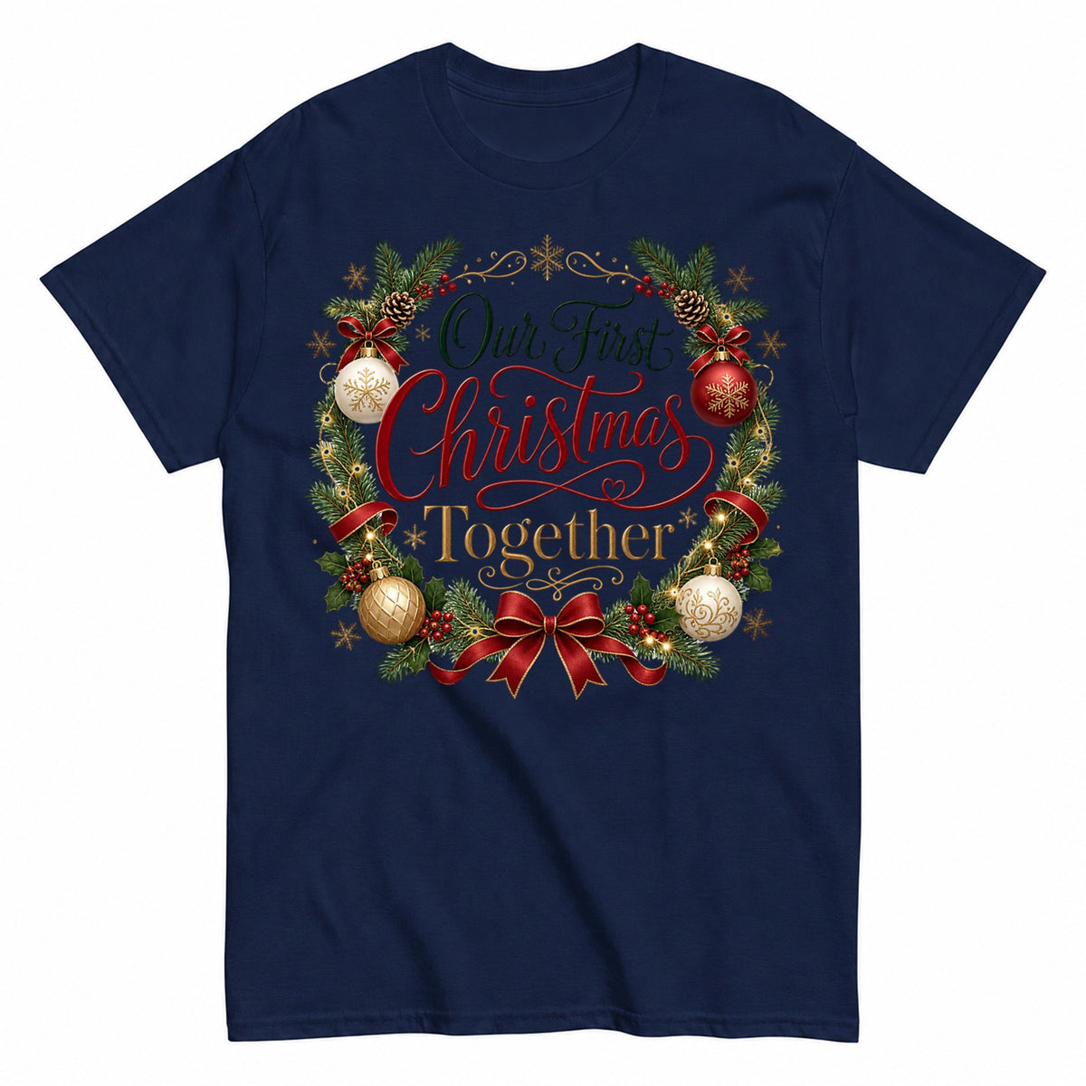 Our First Christmas Together T-Shirt - product view 4