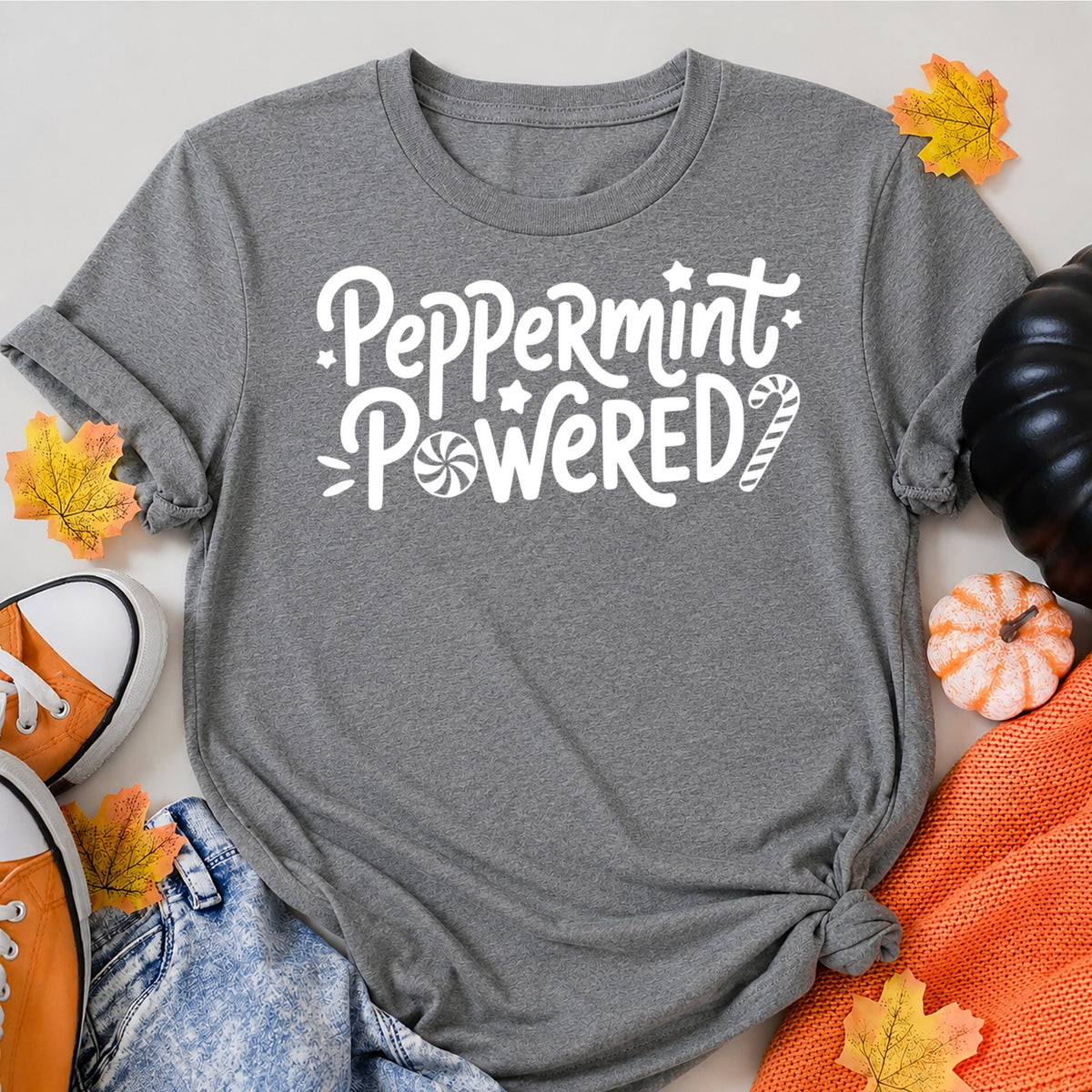 Peppermint Powered Christmas T-Shirt - product view 7