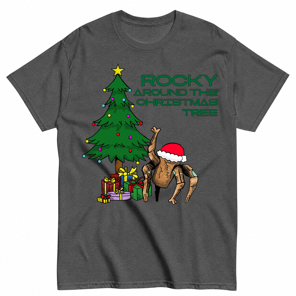 Rocky Around The Christmas Tree T-Shirt - product view 3