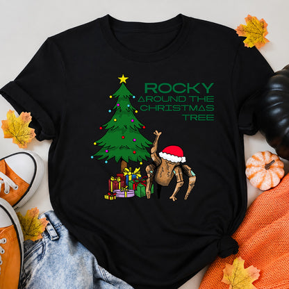 Rocky Around The Christmas Tree T-Shirt - product view 5