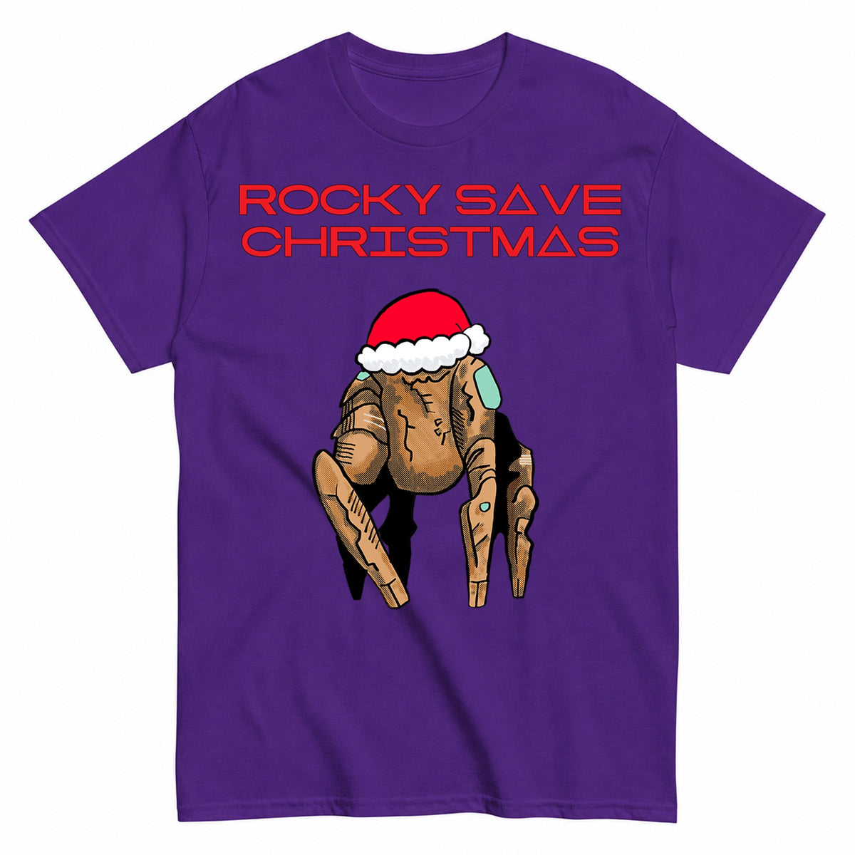Rocky Save Christmas T-Shirt - product view 2