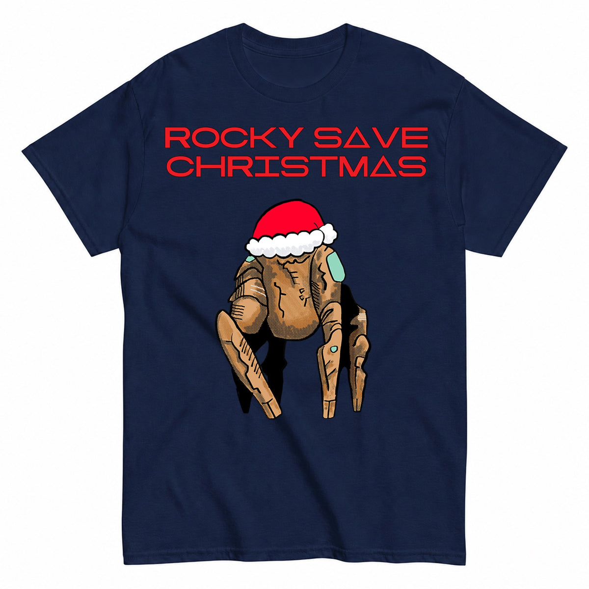 Rocky Save Christmas T-Shirt - product view 4