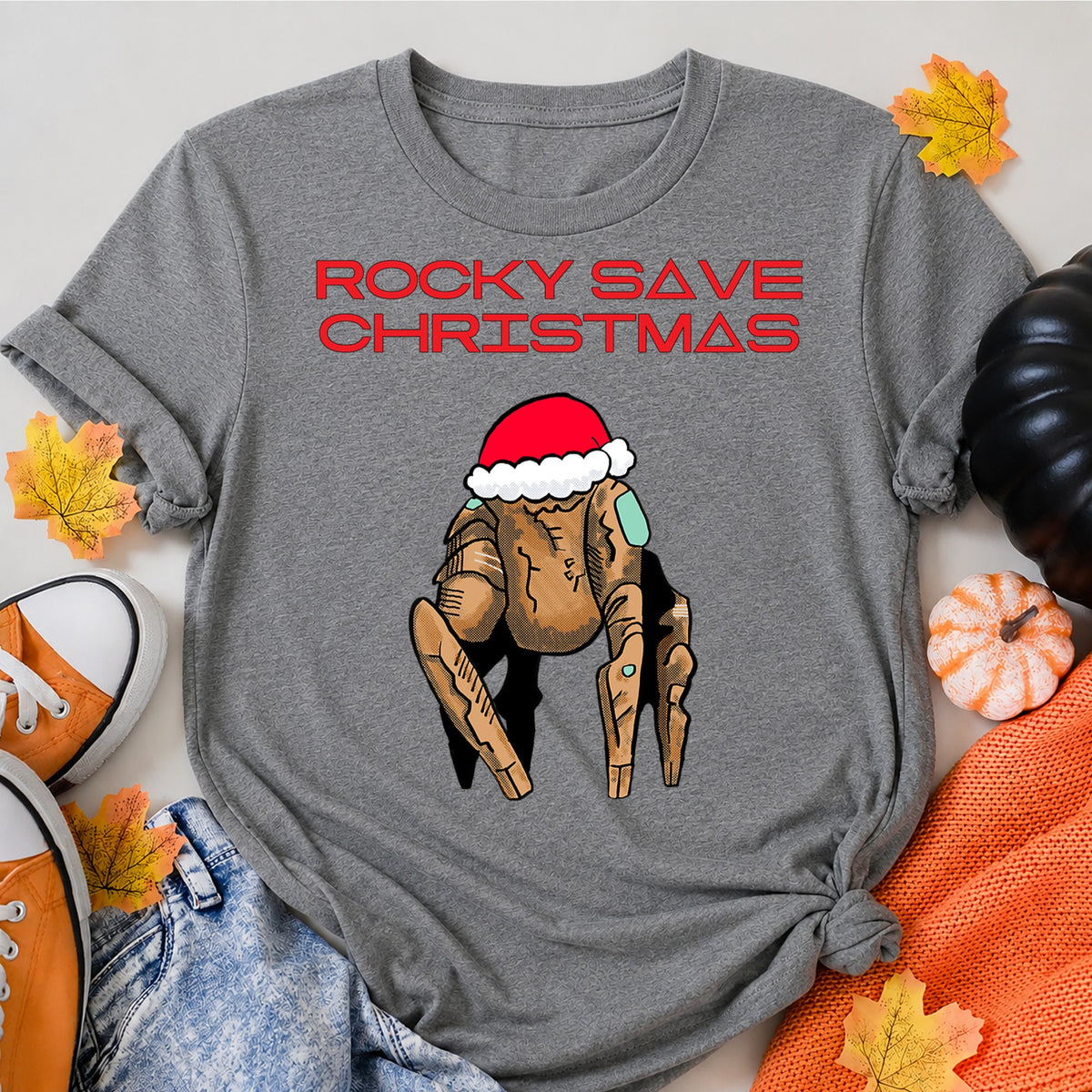 Rocky Save Christmas T-Shirt - product view 7