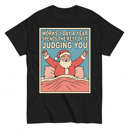 Santa Clause Meme Christmas T-Shirt - product view 1