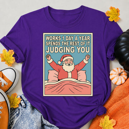 Santa Clause Meme Christmas T-Shirt - product view 6
